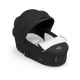 Cybex e-Priam Comfort Σύστημα Μεταφοράς 2-Σε-1 Με Πτυσσόμενο Πορτ Μπεμπέ Sepia Black | black Με Σκελετό Matt Black | black