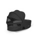 Cybex e-Priam Comfort Σύστημα Μεταφοράς 2-Σε-1 Με Πτυσσόμενο Πορτ Μπεμπέ Sepia Black | black Με Σκελετό Matt Black | black