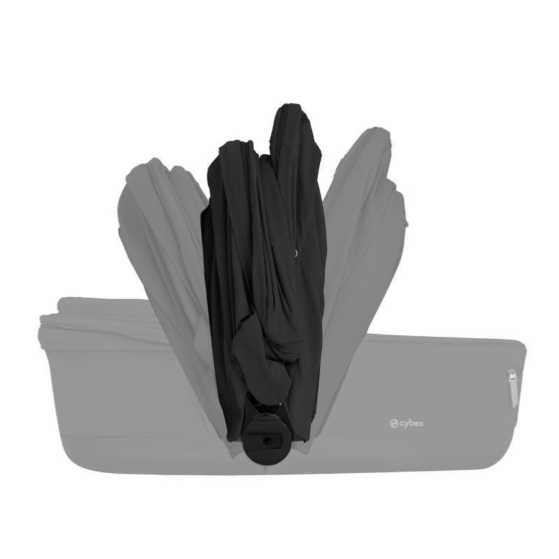 Cybex e-Priam Comfort Σύστημα Μεταφοράς 2-Σε-1 Με Πτυσσόμενο Πορτ Μπεμπέ Sepia Black | black Με Σκελετό Matt Black | black