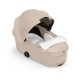 Cybex e-Priam Comfort Σύστημα Μεταφοράς 2-Σε-1 Με Πτυσσόμενο Πορτ Μπεμπέ Cozy Beige | beige Με Σκελετό Matt Black | black