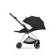 Cybex Mios Comfort Σύστημα Μεταφοράς 2-Σε-1 Με Πτυσσόμενο Πορτ Μπεμπέ Sepia Black | black Με Σκελετό Rosegold | rosegold