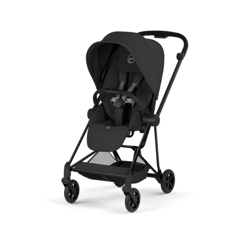 Cybex Mios Comfort Σύστημα Μεταφοράς 2-Σε-1 Με Πτυσσόμενο Πορτ Μπεμπέ Sepia Black | black Με Σκελετό Matt Black | black