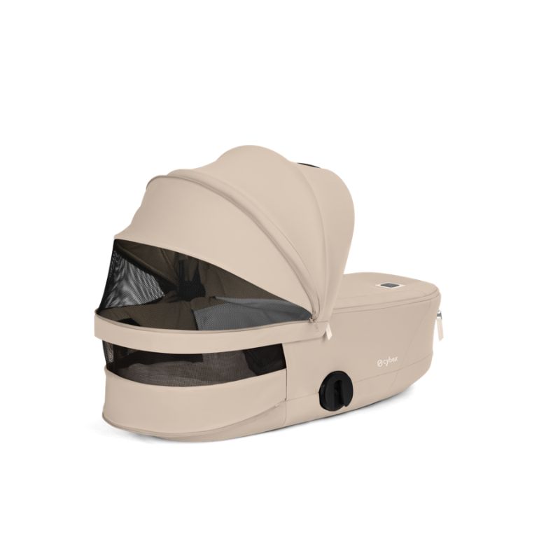 Cybex Mios Comfort Σύστημα Μεταφοράς 2-Σε-1 Με Πτυσσόμενο Πορτ Μπεμπέ Cozy Beige Με Σκελετό Matt Black | black