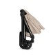 Cybex Mios Comfort Σύστημα Μεταφοράς 2-Σε-1 Με Πτυσσόμενο Πορτ Μπεμπέ Cozy Beige Με Σκελετό Matt Black | black