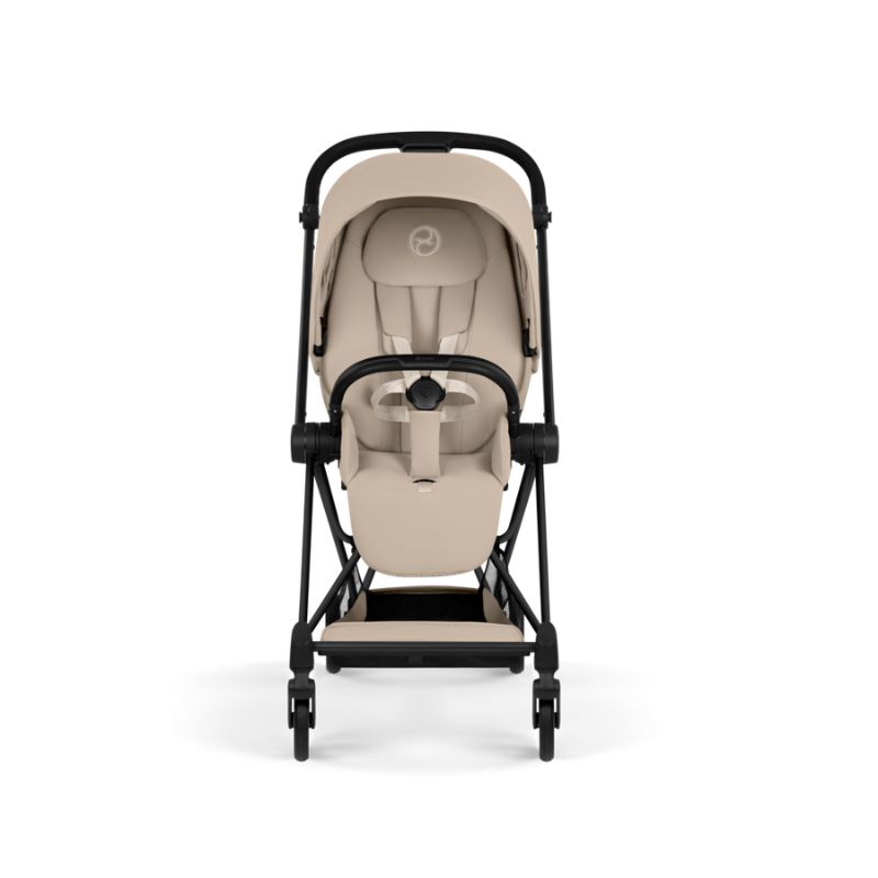Cybex Mios Comfort Σύστημα Μεταφοράς 2-Σε-1 Με Πτυσσόμενο Πορτ Μπεμπέ Cozy Beige Με Σκελετό Matt Black | black