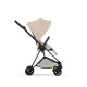 Cybex Mios Comfort Σύστημα Μεταφοράς 2-Σε-1 Με Πτυσσόμενο Πορτ Μπεμπέ Cozy Beige Με Σκελετό Matt Black | black