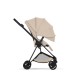 Cybex Mios Comfort Σύστημα Μεταφοράς 2-Σε-1 Με Πτυσσόμενο Πορτ Μπεμπέ Cozy Beige Με Σκελετό Matt Black | black
