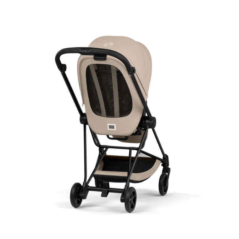 Cybex Mios Comfort Σύστημα Μεταφοράς 2-Σε-1 Με Πτυσσόμενο Πορτ Μπεμπέ Cozy Beige Με Σκελετό Matt Black | black