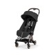 Cybex Coya Comfort Ελαφρύ Βρεφικό Καρότσι Sepia Black | black Με Σκελετό Rosegold | rosegold