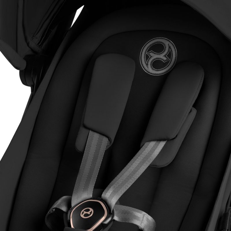 Cybex Coya Comfort Ελαφρύ Βρεφικό Καρότσι Sepia Black | black Με Σκελετό Rosegold | rosegold