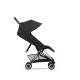 Cybex Coya Comfort Ελαφρύ Βρεφικό Καρότσι Sepia Black | black Με Σκελετό Rosegold | rosegold
