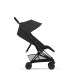 Cybex Coya Comfort Ελαφρύ Βρεφικό Καρότσι Sepia Black | black Με Σκελετό Matt Black | black