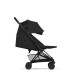 Cybex Coya Comfort Ελαφρύ Βρεφικό Καρότσι Sepia Black | black Με Σκελετό Matt Black | black