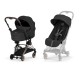 Cybex Coya Comfort Σύστημα Μεταφοράς 2-Σε-1 Με Πτυσσόμενο Πορτ Μπεμπέ Sepia Black | black Με Σκελετό Rosegold | rosegold