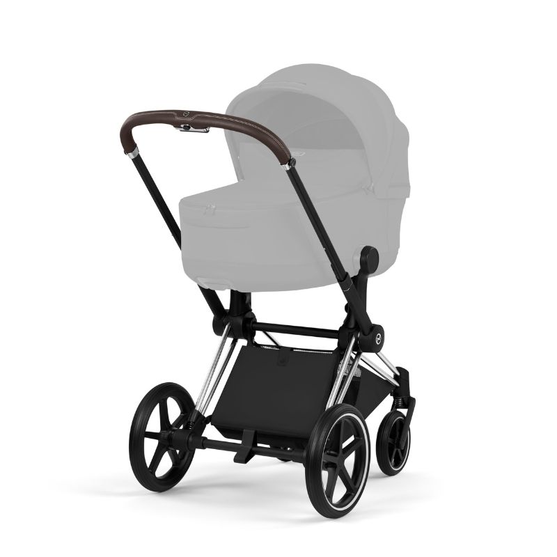 Cybex Priam Style Πλαίσιο Με Σκληρό Κομμάτι Θέσης Chrome Brown | chrome