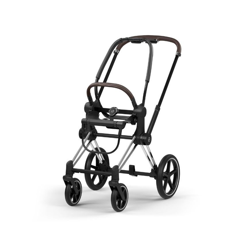Cybex Priam Style Πλαίσιο Με Σκληρό Κομμάτι Θέσης Chrome Brown | chrome