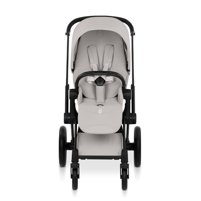 Cybex Priam Style Βρεφικό Καρότσι City Grey | light grey Με Σκελετό Matt Black | black