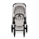 Cybex Priam Style Βρεφικό Καρότσι City Grey | light grey Με Σκελετό Matt Black | black