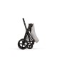 Cybex Priam Style Βρεφικό Καρότσι City Grey | light grey Με Σκελετό Matt Black | black