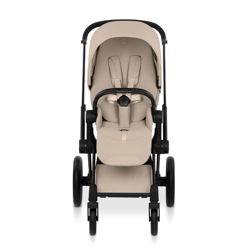 Cybex Priam Style Βρεφικό Καρότσι Cozy Beige | beige Με Σκελετό Matt Black | black
