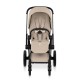 Cybex Priam Style Βρεφικό Καρότσι Cozy Beige | beige Με Σκελετό Matt Black | black