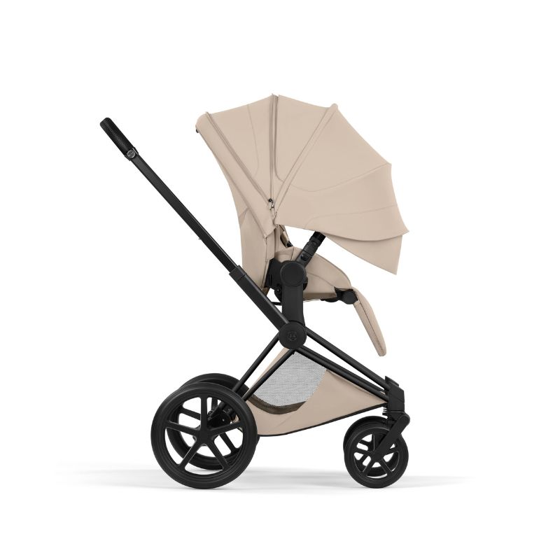 Cybex Priam Style Βρεφικό Καρότσι Cozy Beige | beige Με Σκελετό Matt Black | black