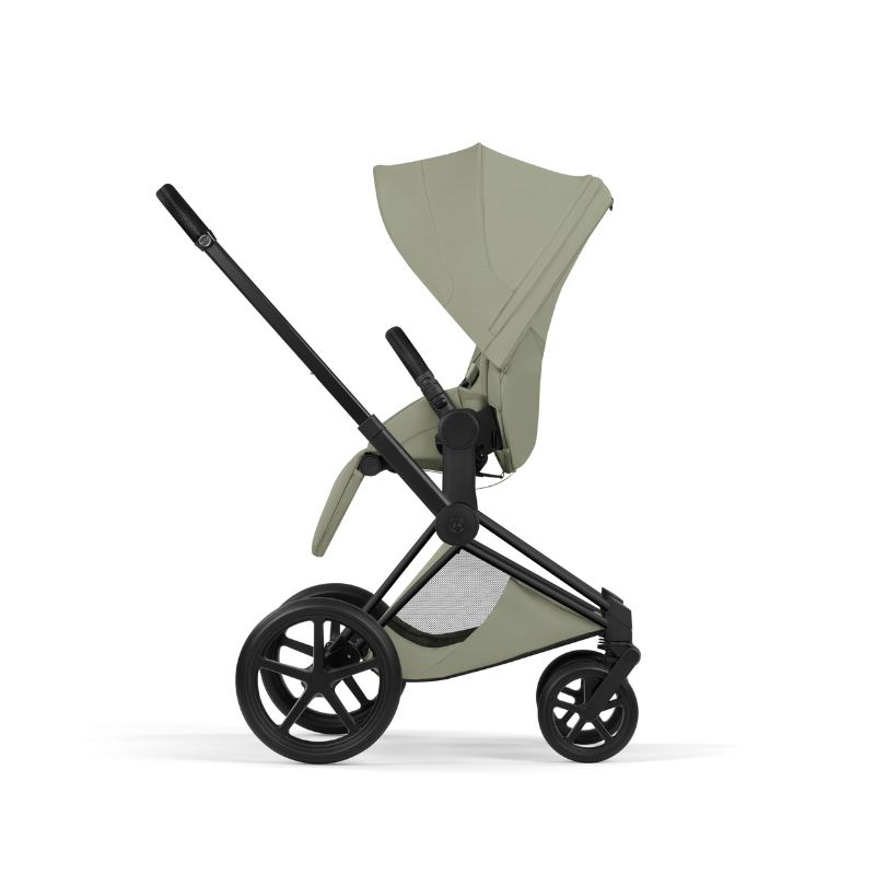 Cybex Priam Style Βρεφικό Καρότσι Sage Green | mid green Με Σκελετό Matt Black | black