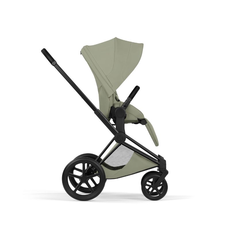 Cybex Priam Style Βρεφικό Καρότσι Sage Green | mid green Με Σκελετό Matt Black | black