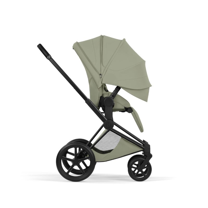 Cybex Priam Style Βρεφικό Καρότσι Sage Green | mid green Με Σκελετό Matt Black | black