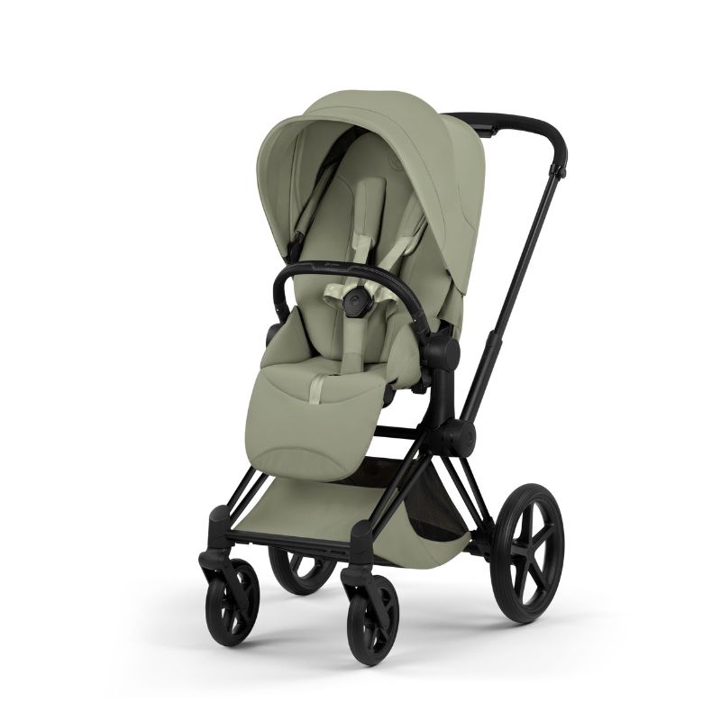 Cybex Priam Style Βρεφικό Καρότσι Sage Green | mid green Με Σκελετό Matt Black | black
