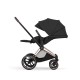 Cybex Priam Style Βρεφικό Καρότσι Sepia Black | black Με Σκελετό Rosegold | rosegold