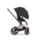 Cybex Priam Style Βρεφικό Καρότσι Sepia Black | black Με Σκελετό Rosegold | rosegold