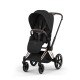Cybex Priam Style Βρεφικό Καρότσι Sepia Black | black Με Σκελετό Rosegold | rosegold