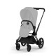 Cybex e-Priam Style Πλαίσιο Με Σκληρό Κομμάτι Θέσης Matt Black | black