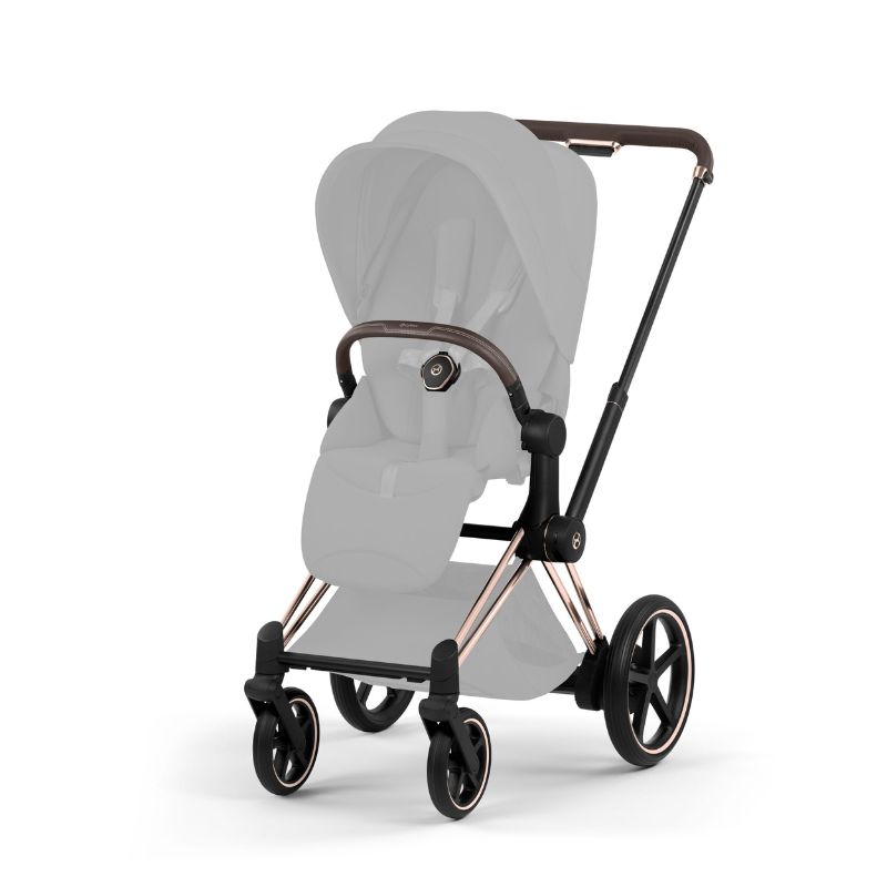 Cybex e-Priam Style Πλαίσιο Με Σκληρό Κομμάτι Θέσης Rosegold | rosegold