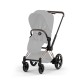Cybex e-Priam Style Πλαίσιο Με Σκληρό Κομμάτι Θέσης Rosegold | rosegold