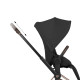 Cybex e-Priam Style Βρεφικό Καρότσι Sepia Black | black Με Σκελετό Rosegold | rosegold
