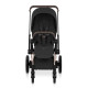 Cybex e-Priam Style Βρεφικό Καρότσι Sepia Black | black Με Σκελετό Rosegold | rosegold