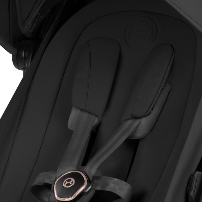 Cybex Coya Style Ελαφρύ Βρεφικό Καρότσι Sepia Black | black Με Σκελετό Rosegold | rosegold