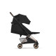 Cybex Coya Style Ελαφρύ Βρεφικό Καρότσι Sepia Black | black Με Σκελετό Rosegold | rosegold