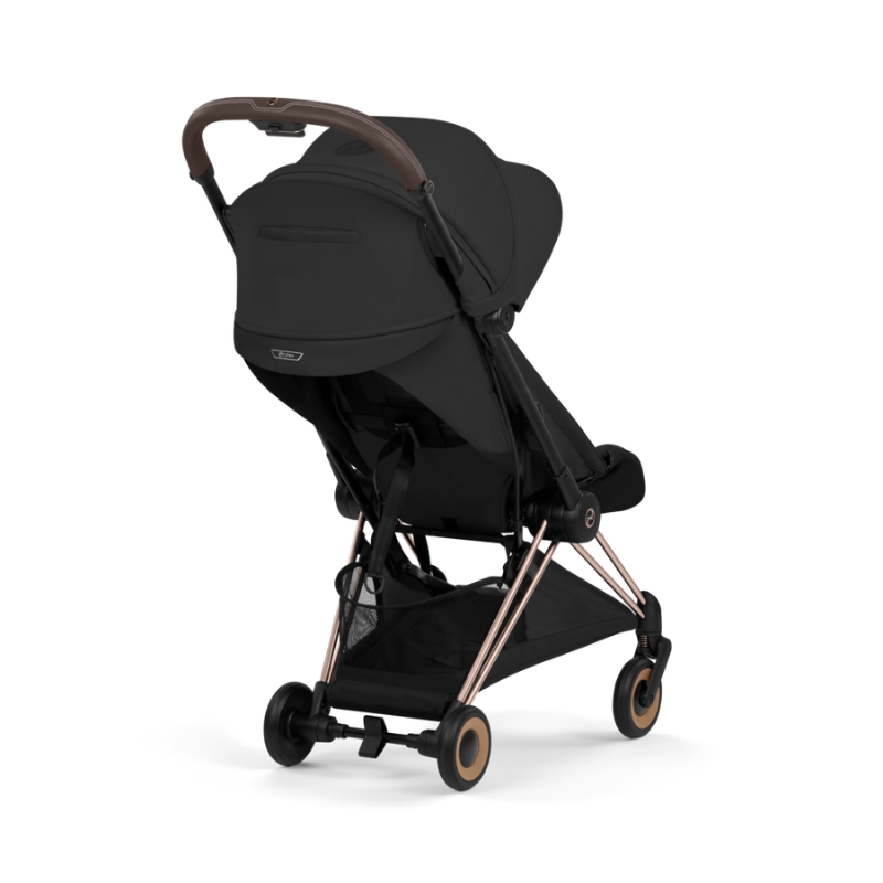 Cybex Coya Style Ελαφρύ Βρεφικό Καρότσι Sepia Black | black Με Σκελετό Rosegold | rosegold