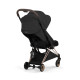 Cybex Coya Style Ελαφρύ Βρεφικό Καρότσι Sepia Black | black Με Σκελετό Rosegold | rosegold