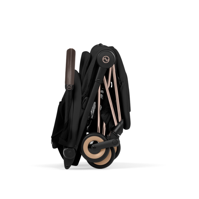 Cybex Coya Style Ελαφρύ Βρεφικό Καρότσι Sepia Black | black Με Σκελετό Rosegold | rosegold