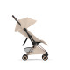 Cybex Coya Style Ελαφρύ Βρεφικό Καρότσι Cozy Beige | beige Με Σκελετό Rosegold | rosegold