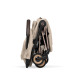 Cybex Coya Style Ελαφρύ Βρεφικό Καρότσι Cozy Beige | beige Με Σκελετό Rosegold | rosegold