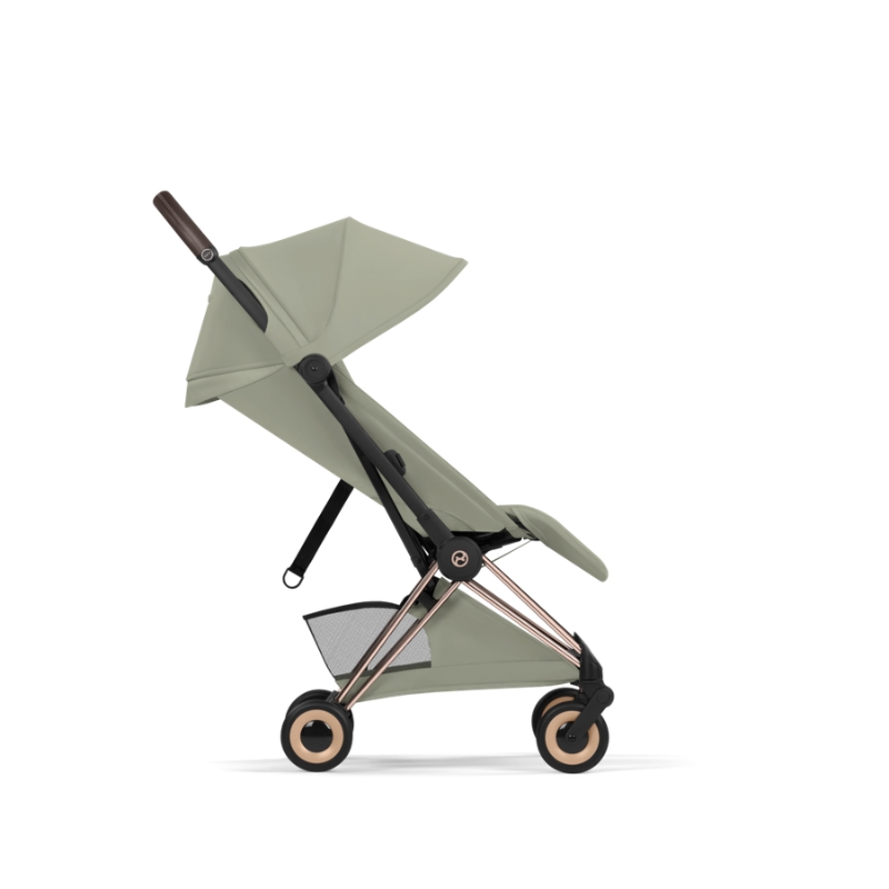Cybex Coya Style Ελαφρύ Βρεφικό Καρότσι Sage Green | mid green Με Σκελετό Rosegold | rosegold