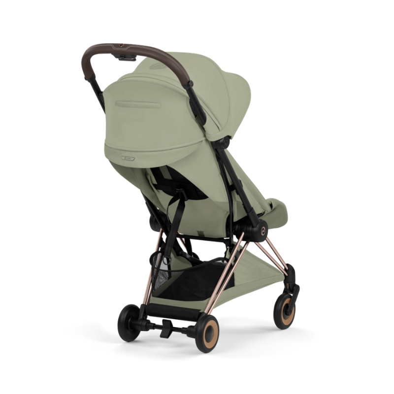Cybex Coya Style Ελαφρύ Βρεφικό Καρότσι Sage Green | mid green Με Σκελετό Rosegold | rosegold