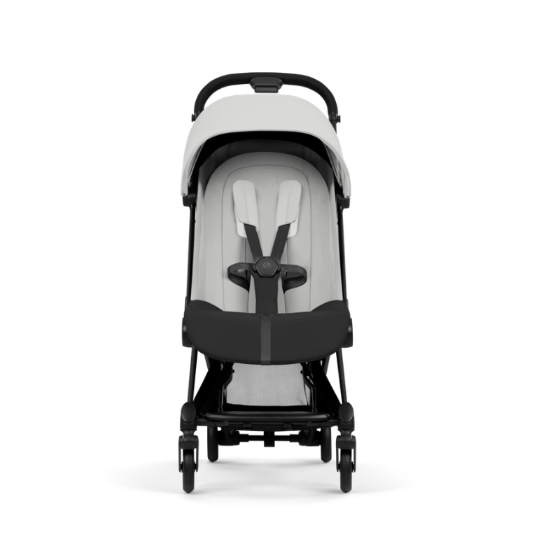 Cybex Coya Style Ελαφρύ Βρεφικό Καρότσι Off White | light beige Με Σκελετό Matt Black | black