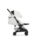 Cybex Coya Style Ελαφρύ Βρεφικό Καρότσι Off White | light beige Με Σκελετό Matt Black | black