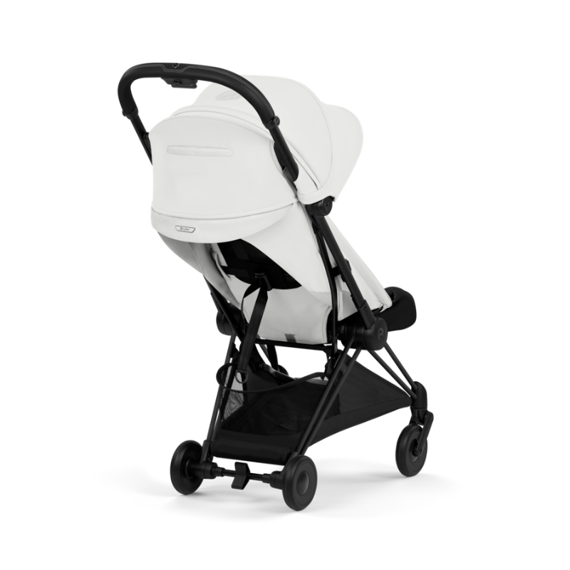 Cybex Coya Style Ελαφρύ Βρεφικό Καρότσι Off White | light beige Με Σκελετό Matt Black | black